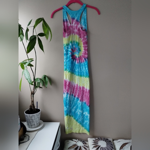 NSF Coqui Tie Dye Midi Dress P - Picture 3 of 7